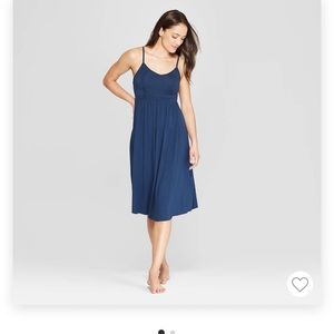 Navy blue sun dress